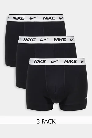 Nike 3 pack of trunks in with white waistband