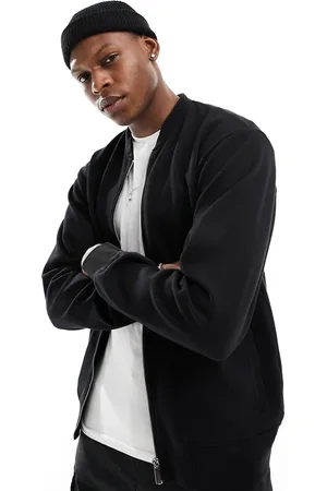SELECTED Mack sweat bomber jacket in