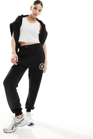 In The Style X Perrie Sian embroidered jogger co-ord in