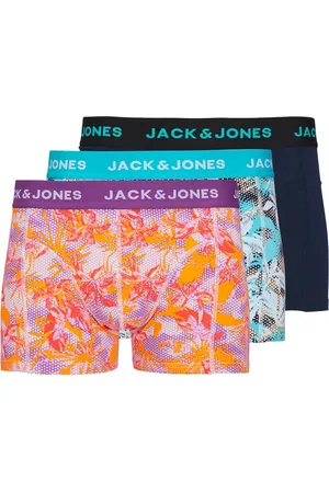 JACK & JONES 3 pack floral trunks in multi