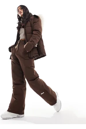 Urban Threads Ski wide leg trousers co-ord in