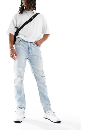 Cotton On Cotton On slim fit straight leg jean in washed