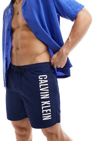 Calvin Klein Intense power medium drawstring swim short in
