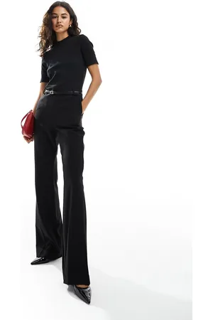 MANGO Jersey top tailored jumpsuit in