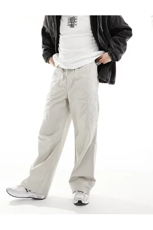JACK & JONES Wide fit cargo trouser in light