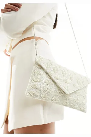 True Decadence Beaded envelope clutch bag in