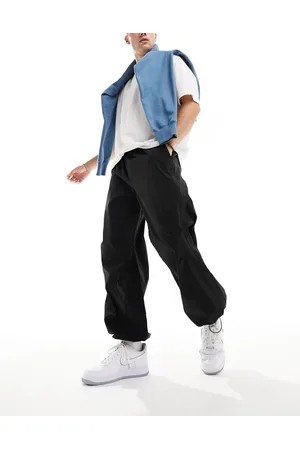 JACK & JONES Intelligence poly trousers in