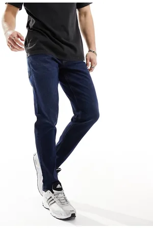 ASOS Stretch tapered jeans in dark wash