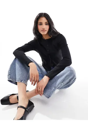 New Look Crew neck cardigan in