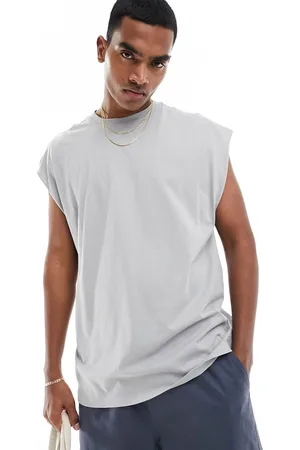 New Look Oversized tank top in light