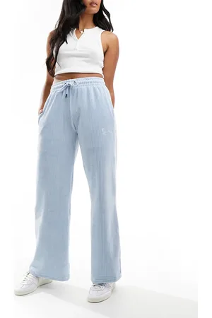 Karl Kani Small signature wide leg corduroy trousers in light