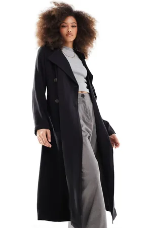 ASOS Soft midi trench coat in