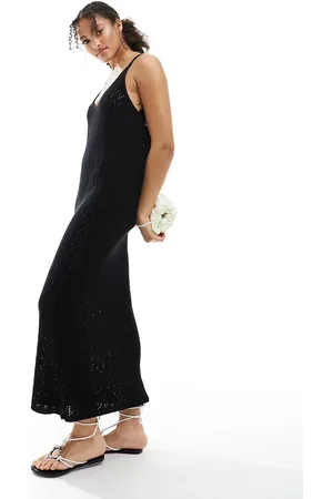 New Look Crochet maxi beach dress in crochet
