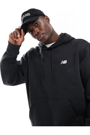 New Balance Small logo brushed hoodie in