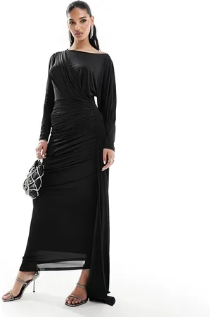 VL the Label Maxi ruched dress in