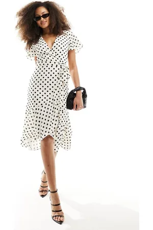 Style Cheat Polka dot midaxi dress