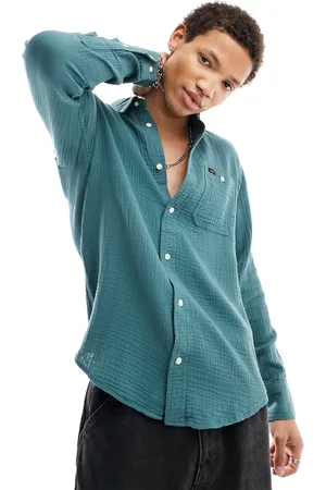 Lee Sure cotton shirt in dark