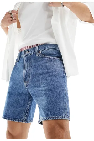 Tommy Hilfiger Co-ord dad shorts in mid wash