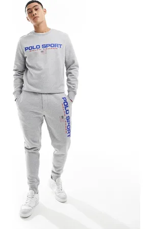 Ralph Lauren Sport Capsule logo leg joggers in marl