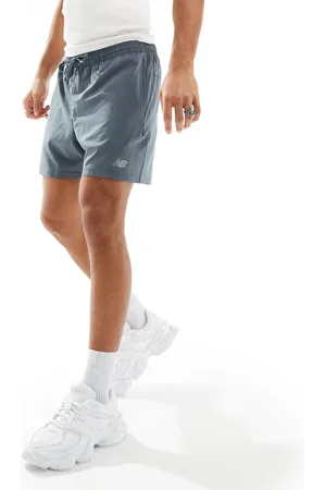 New Balance Performance 5 inch lined shorts in graphite