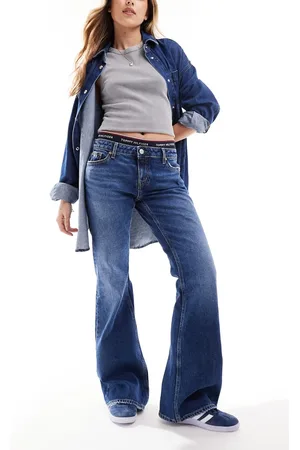 Tommy Hilfiger Sophie low waisted straight leg jeans in dark wash