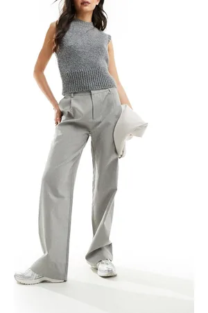 In The Style X Perrie Sian wide leg tailored trousers in