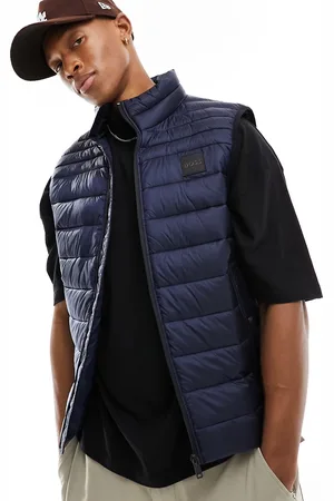 HUGO BOSS Odeno1 padded gilet in navy