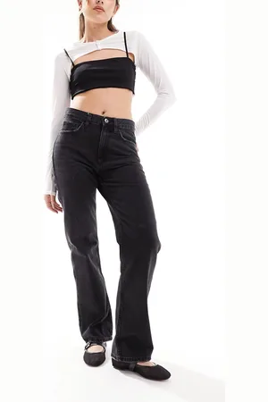 MANGO Straight leg jeans in