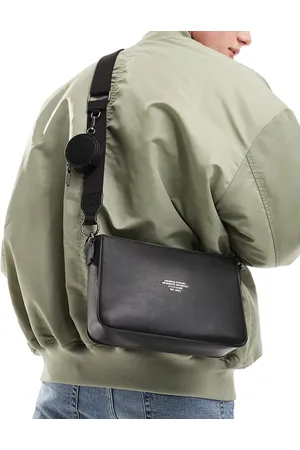 Bershka Contrast detail cross body bag in