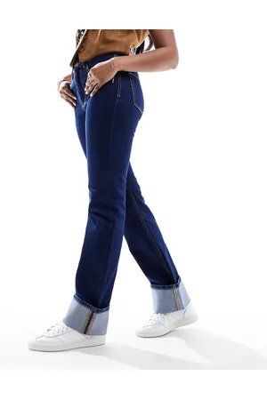 Stradivarius Straight leg jean in indigo wash
