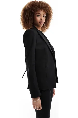 MANGO Utility co-ord buckle detail blazer in