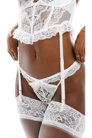 Boux Avenue Tara bridal butterfly lace thong in