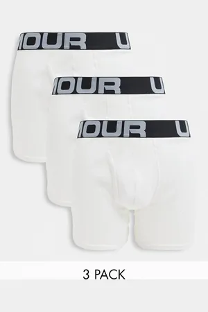 Under Armour Charged cotton 6 inch boxers in 3 pack