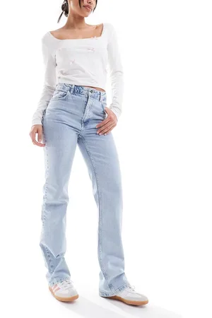 Stradivarius STR comfort fit straight leg jean in light