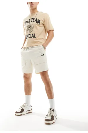 PUMA Classics cargo shorts in off