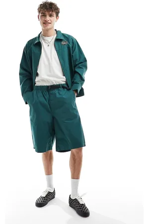 Vans Belted baggy shorts in dark