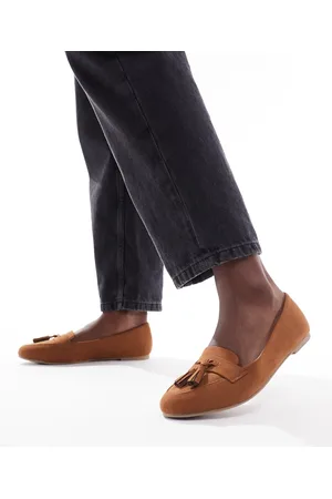 New Look Tassel loafer in tan