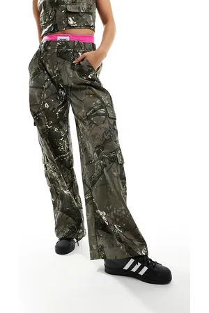 Sixth June Co-ord camo print cargos trousers in