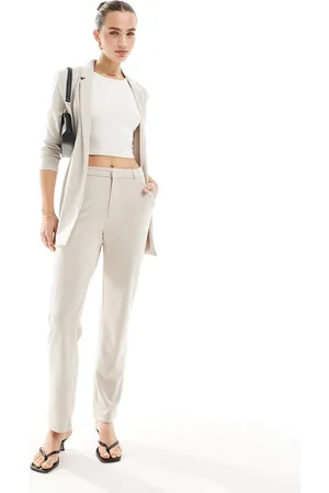JDY Straight leg trousers in stone