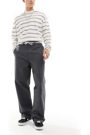 Vans Authentic baggy chino trousers in dark