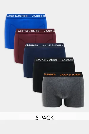 JACK & JONES 5 pack trunks in multi