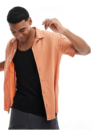 Paul Smith Paul Smith revere collar seersucker shirt in