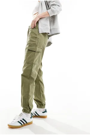 New Look Cuffed cargo trouser in khaki
