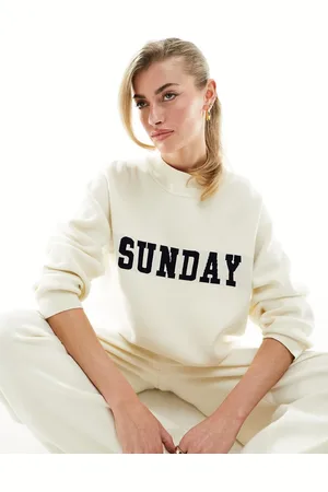4th & Reckless Avery lounge knit jumper in cream