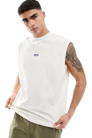 Hugo Blue Oversized tank in