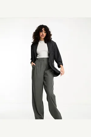 ASOS Tall double button trouser in stripe