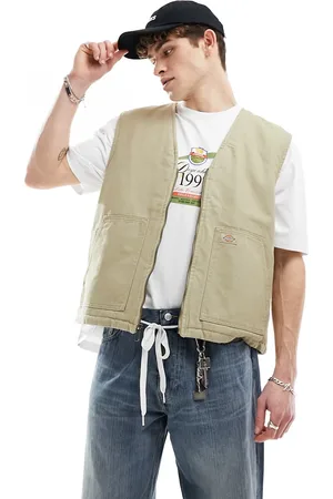 Dickies Duck canvas gilet vest in light tan