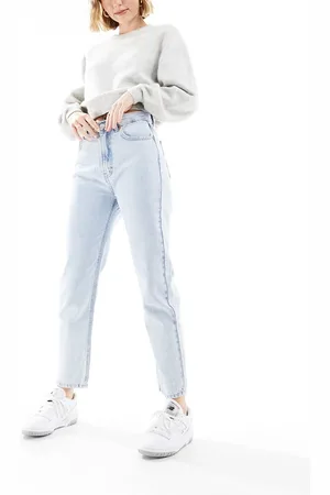 Pull&Bear High waisted mom jean in light blue