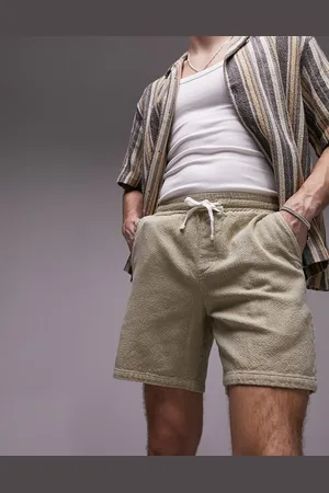 Topman Textured shorts in stone