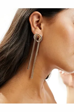 True Decadence Knot detail drop earrings in